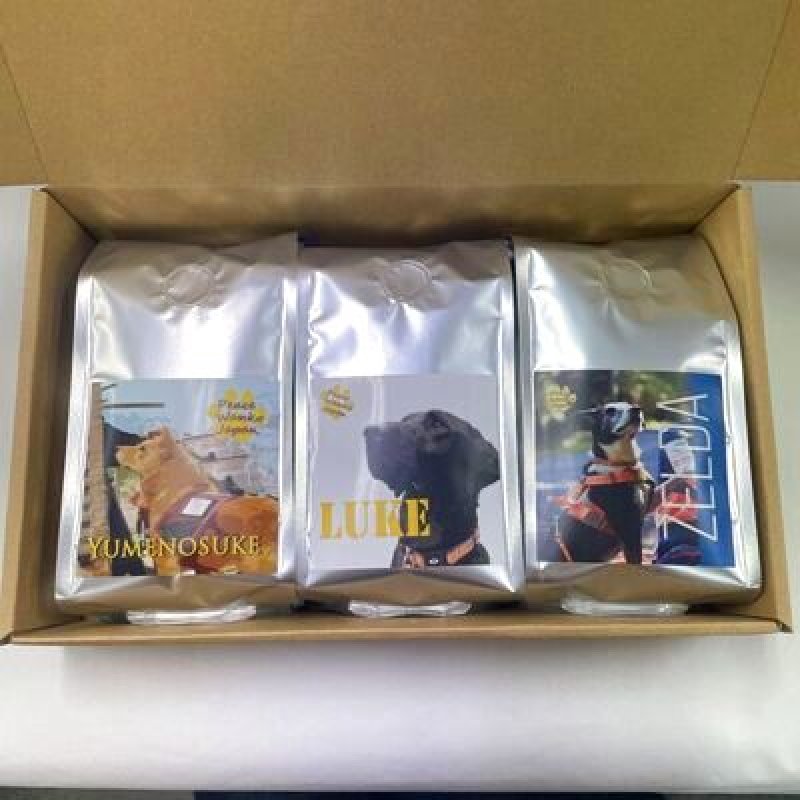 画像1: ワンコ事業応援レギュラーコーヒー粉３パックギフト (1)