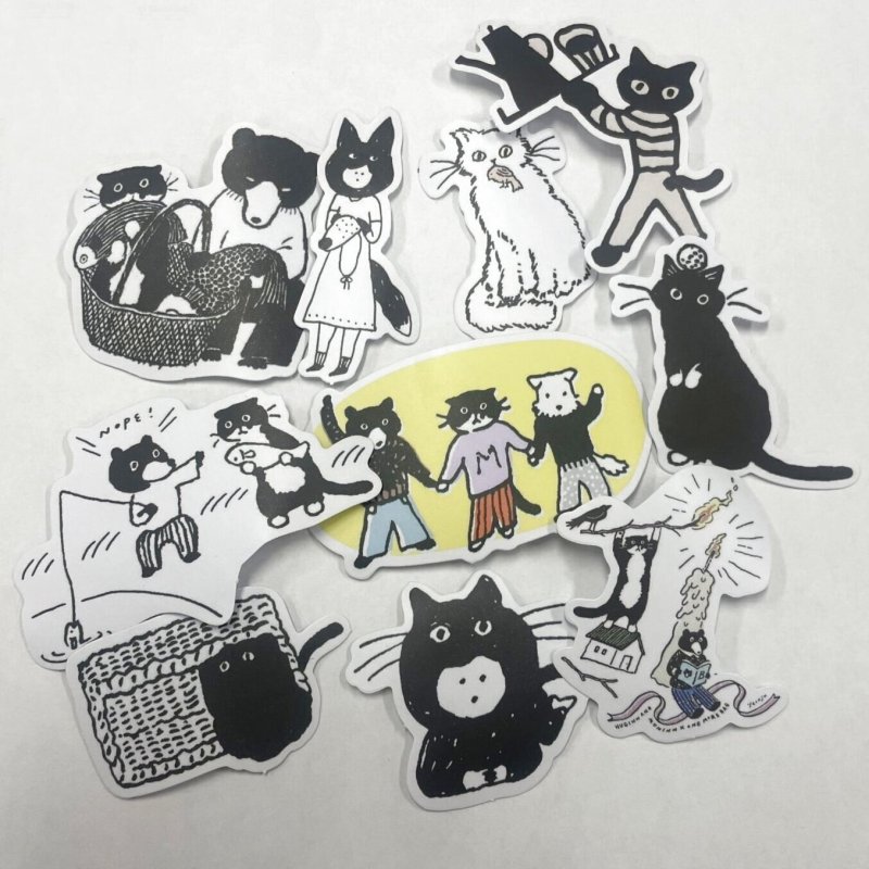 画像1: サマーセール！ニャンコシール (1)
