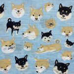 画像2: ピースワンコハンカチ　柴犬づくし (2)