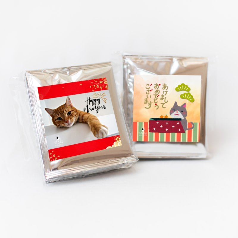 画像1: ニャンコお年賀ドリップバッグコーヒー５P (1)